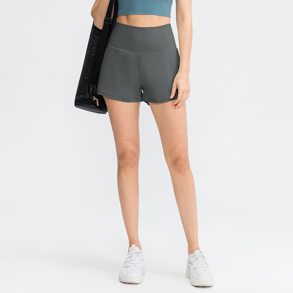 Stretchy Tennis Shorts with Pockets - Grey / S - Sport Finesse
