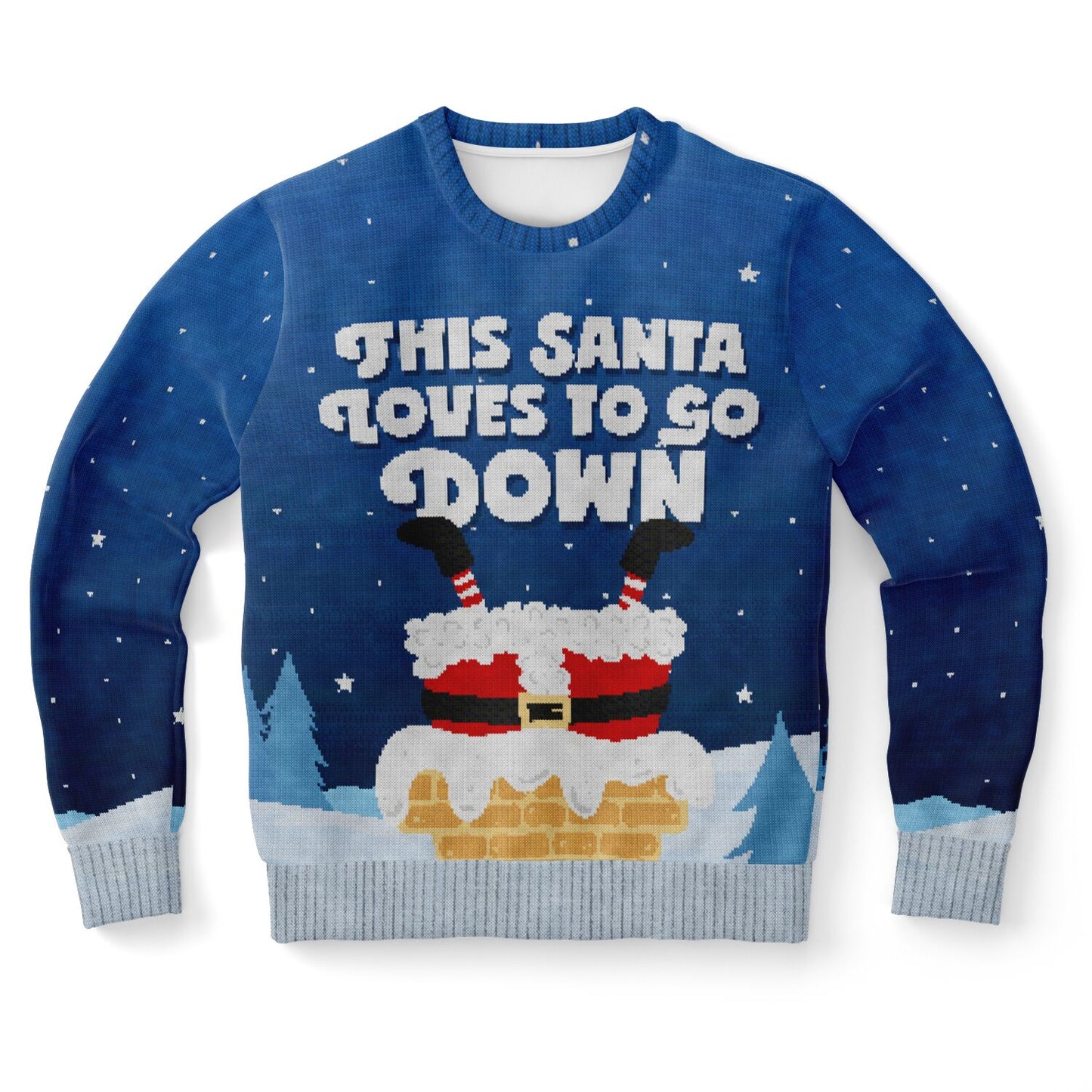 This Santa Loves To Go Down Ugly Sweater - XS - Sport Finesse