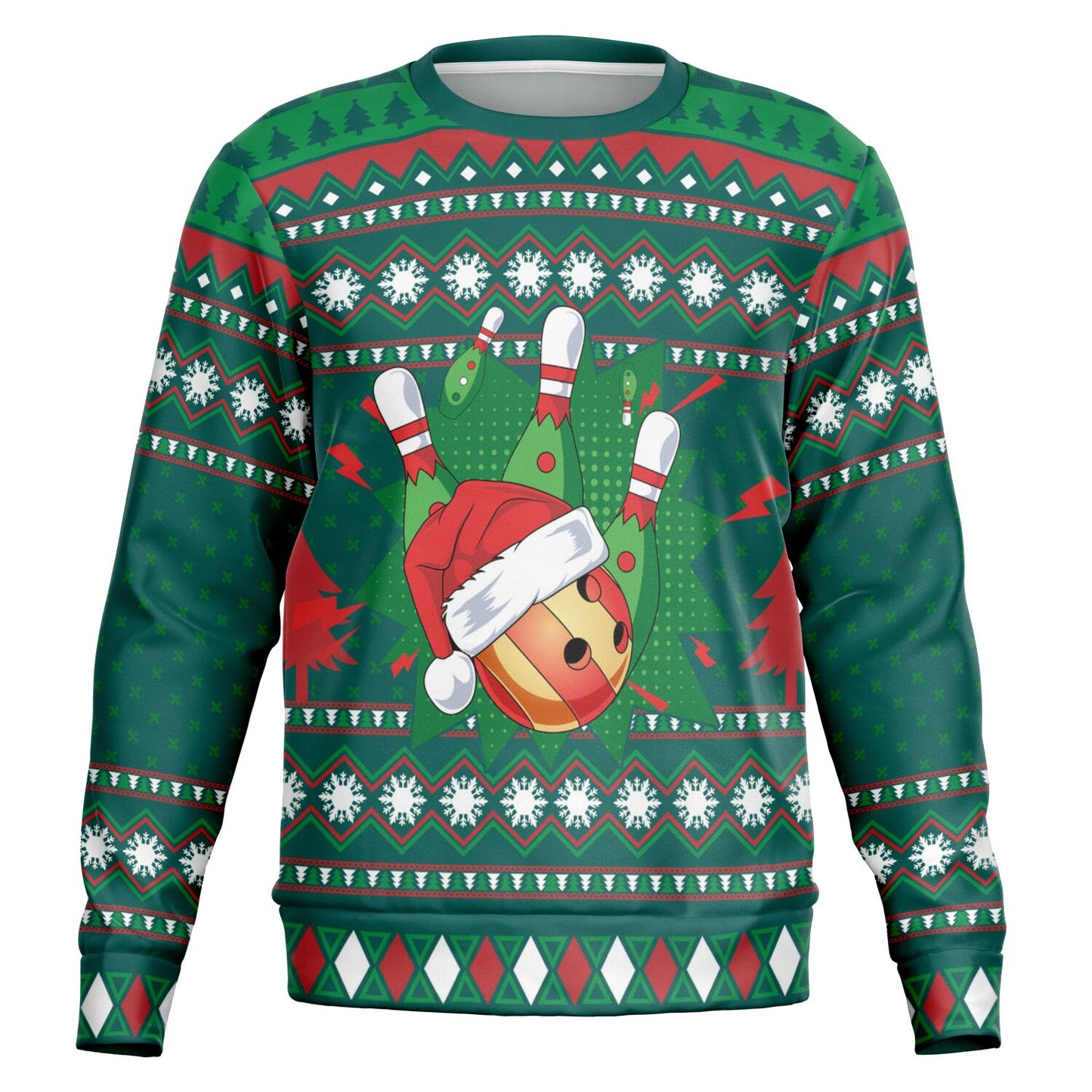Happy Bowling Ugly Sweater - Sport Finesse