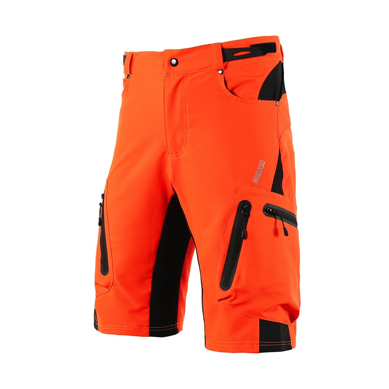Men's Outdoor Sports Cycling Shorts - Orange / S - Sport Finesse