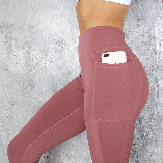 High Waist Leggings with Pockets - Sport Finesse