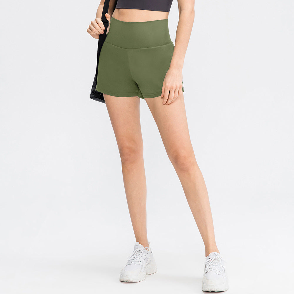 Stretchy Tennis Shorts with Pockets - Army Green / S - Sport Finesse
