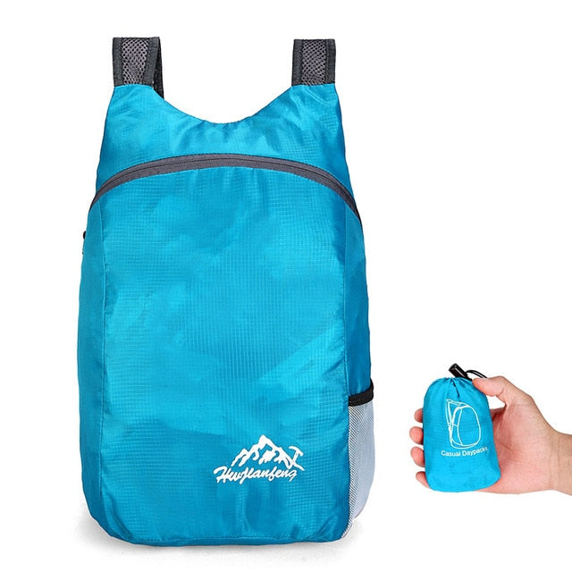 20L Lightweight Packable Backpack - Sky Blue - Sport Finesse