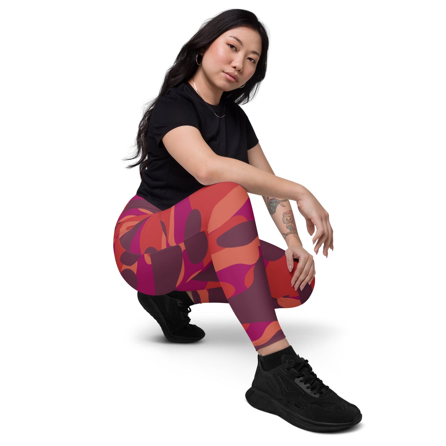 Camo leggings with pockets - Sport Finesse