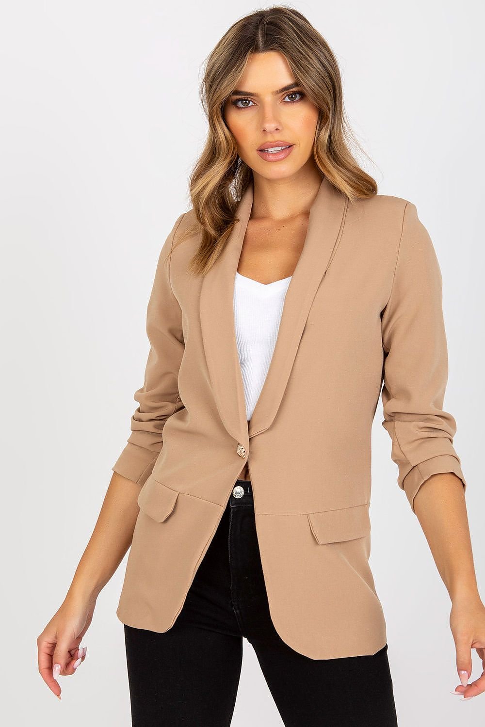 Classic Chic Button-Up Jacket