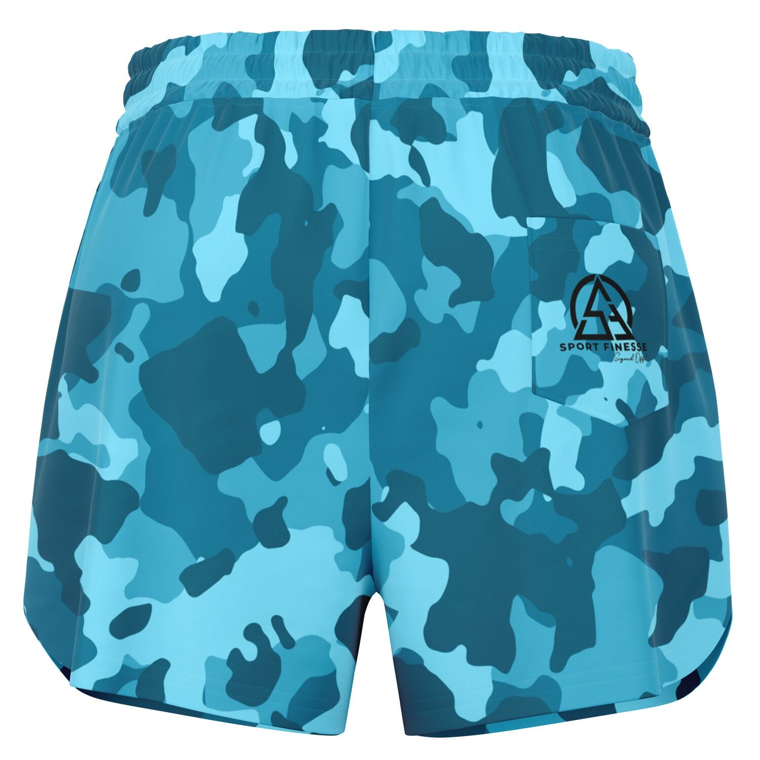 Camouflage Pattern Loose Shorts - Sport Finesse