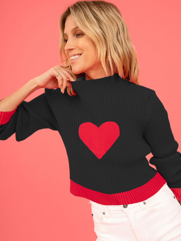 Valentine Love Turtleneck Pullover