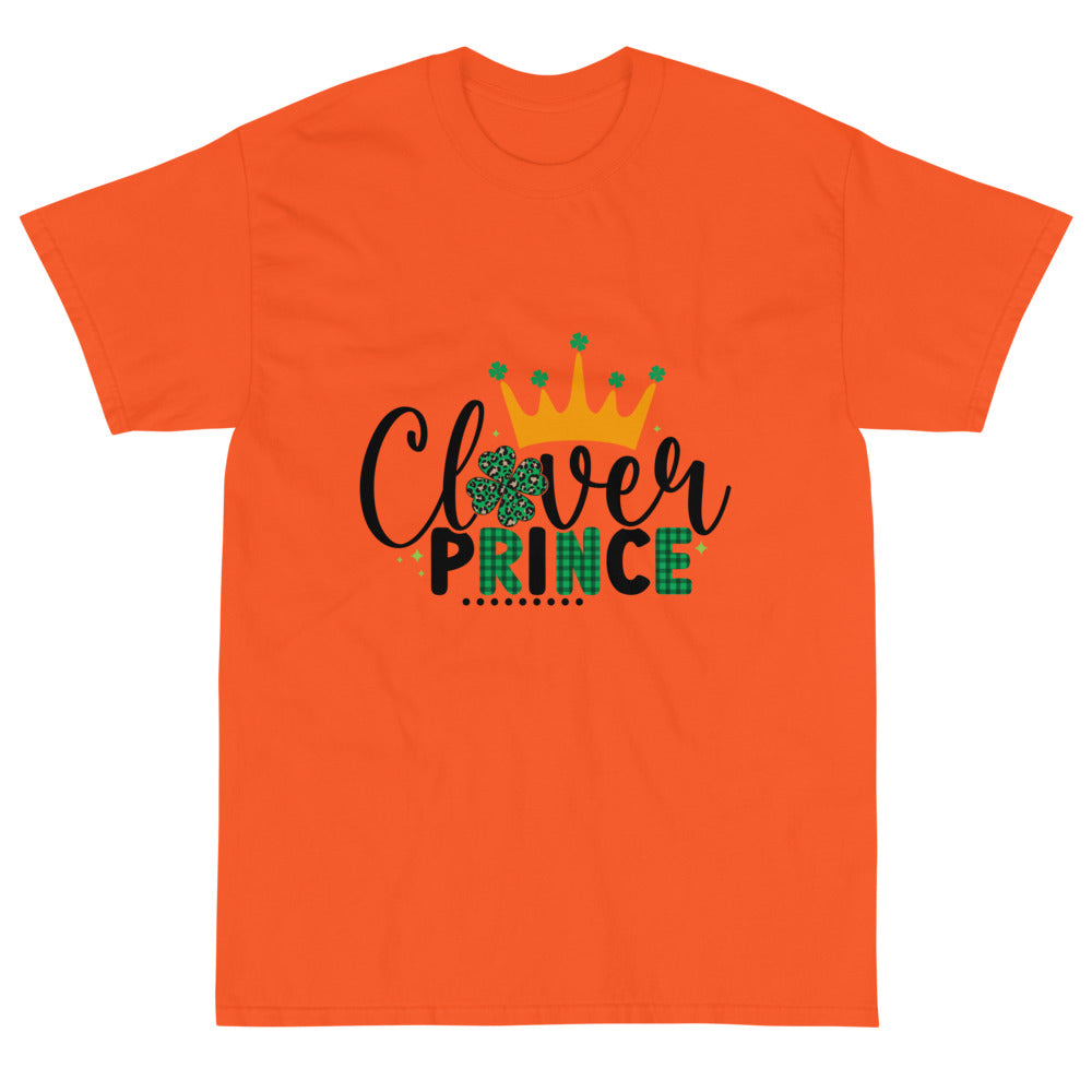 Clover Prince Patty's Day T-Shirt - Orange / S - Sport Finesse