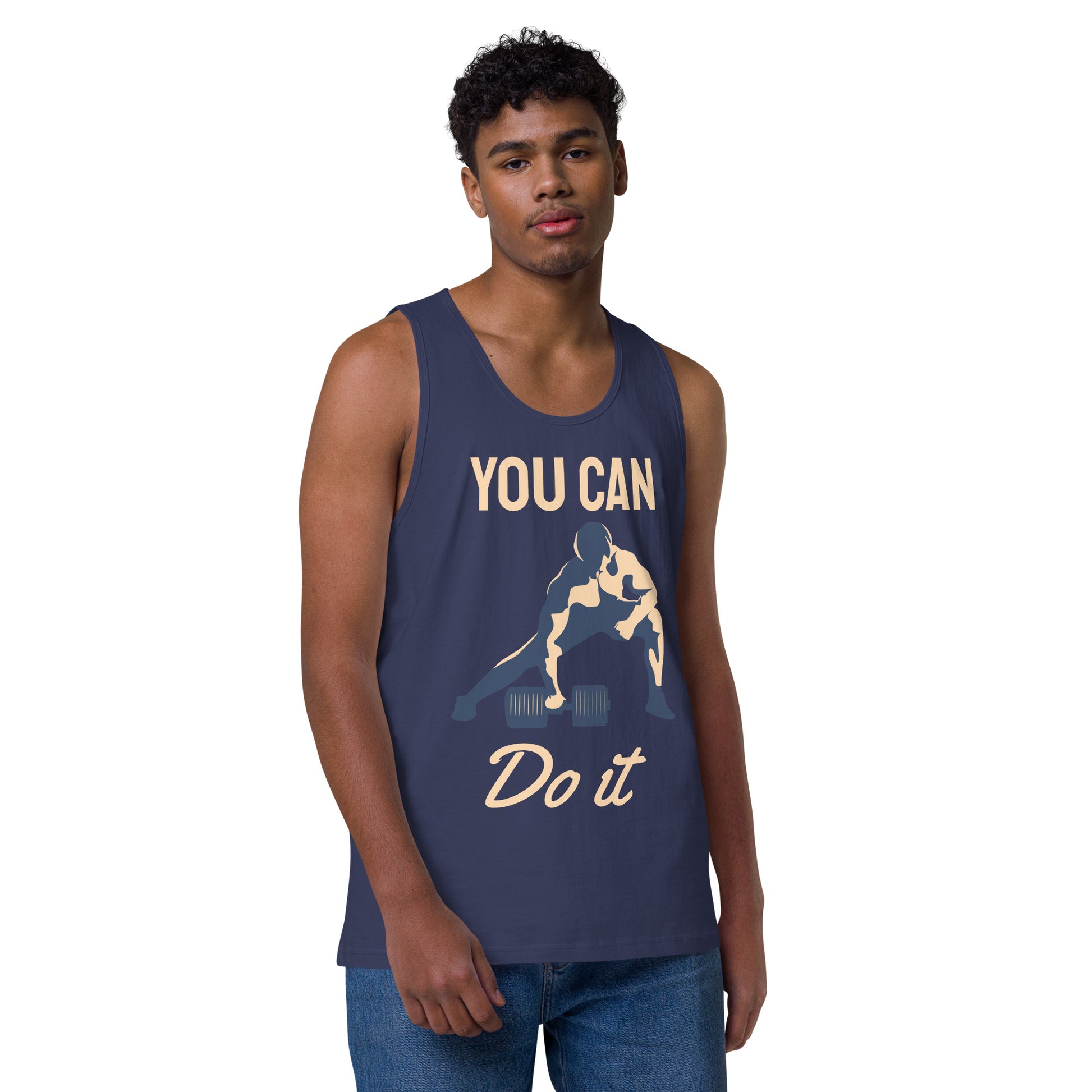 You can do it premium tank top - Harbor Blue / S - Sport Finesse