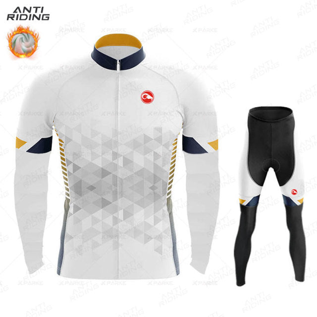 Long Sleeve Thermal Racing Cycling Suit - Style 4 / XL - Sport Finesse