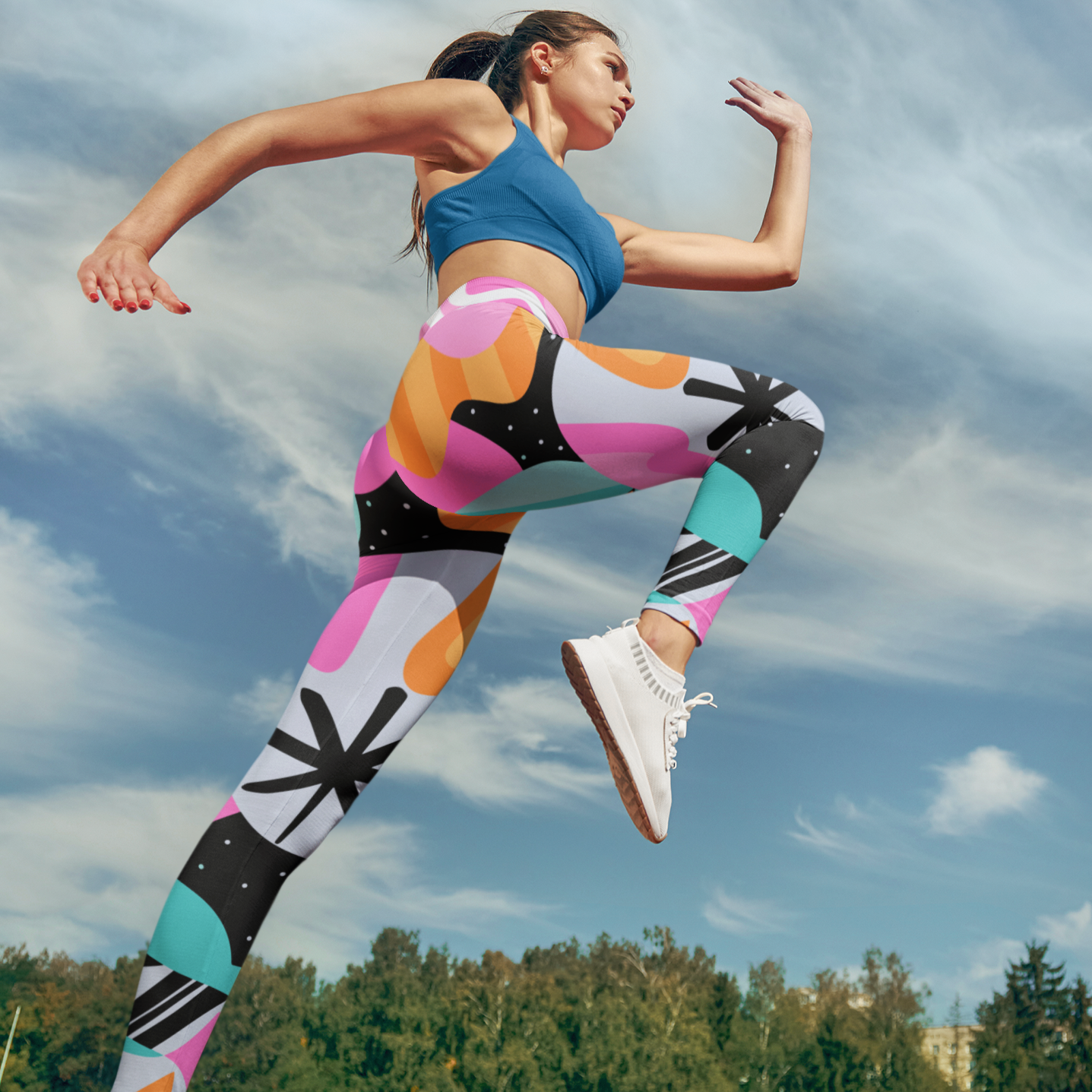 Modern Pattern Women's Leggings - Sport Finesse