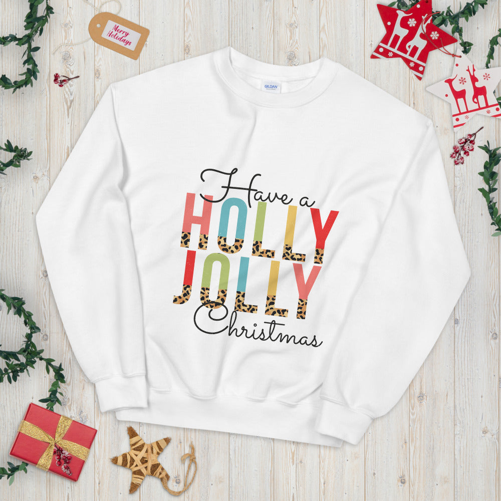 Holly Jolly Christmas Sweatshirt - Sport Finesse