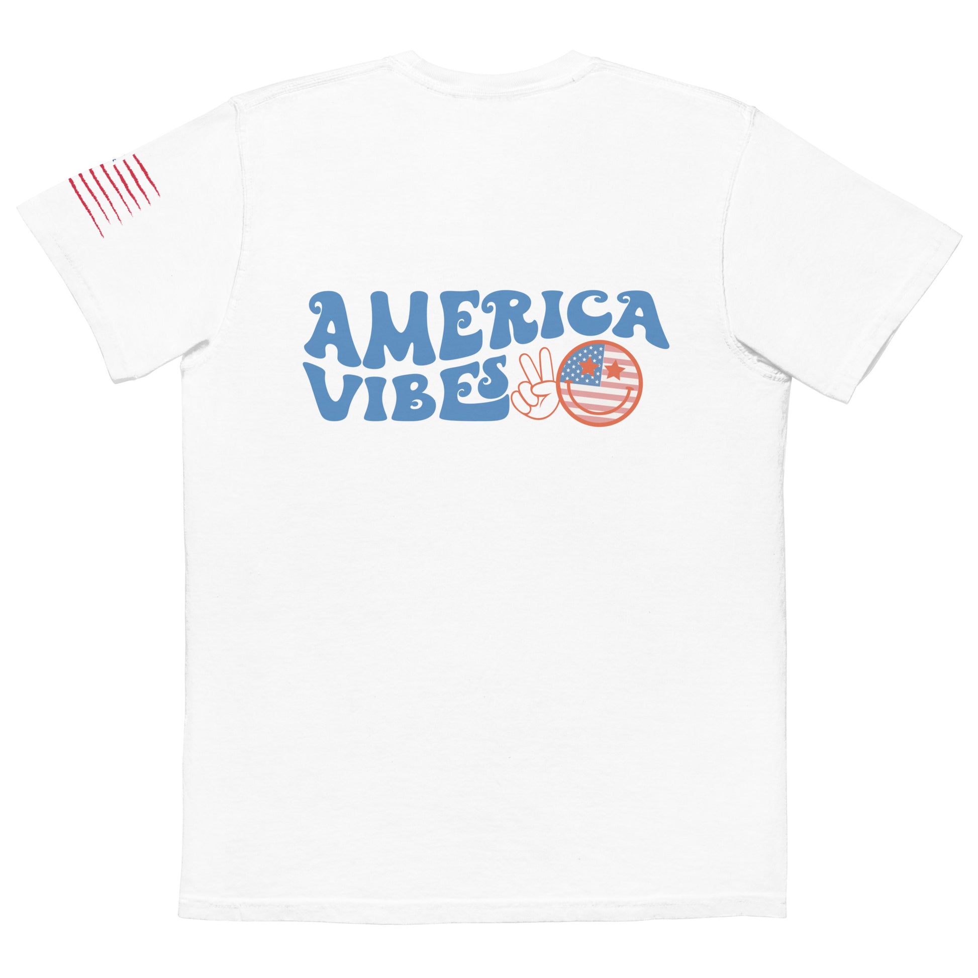 America Vibes pocket t-shirt - White / S - Sport Finesse