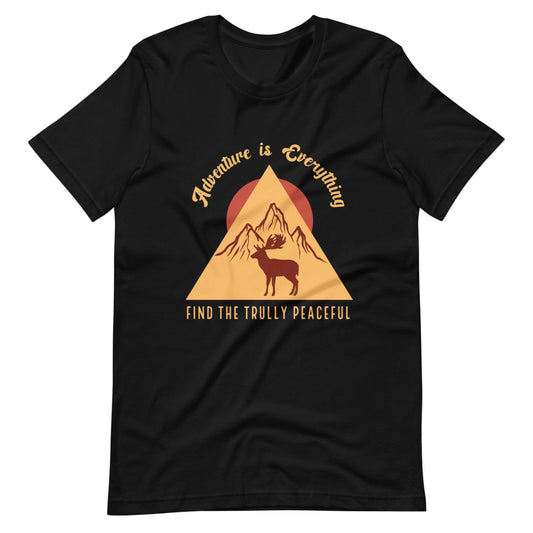 Adventure is Everything T-Shirt - Black / S - Sport Finesse