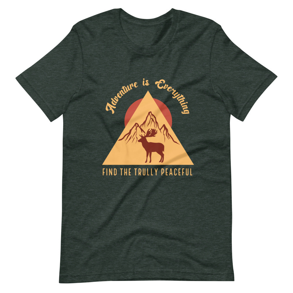 Adventure is Everything T-Shirt - Heather Forest / S - Sport Finesse