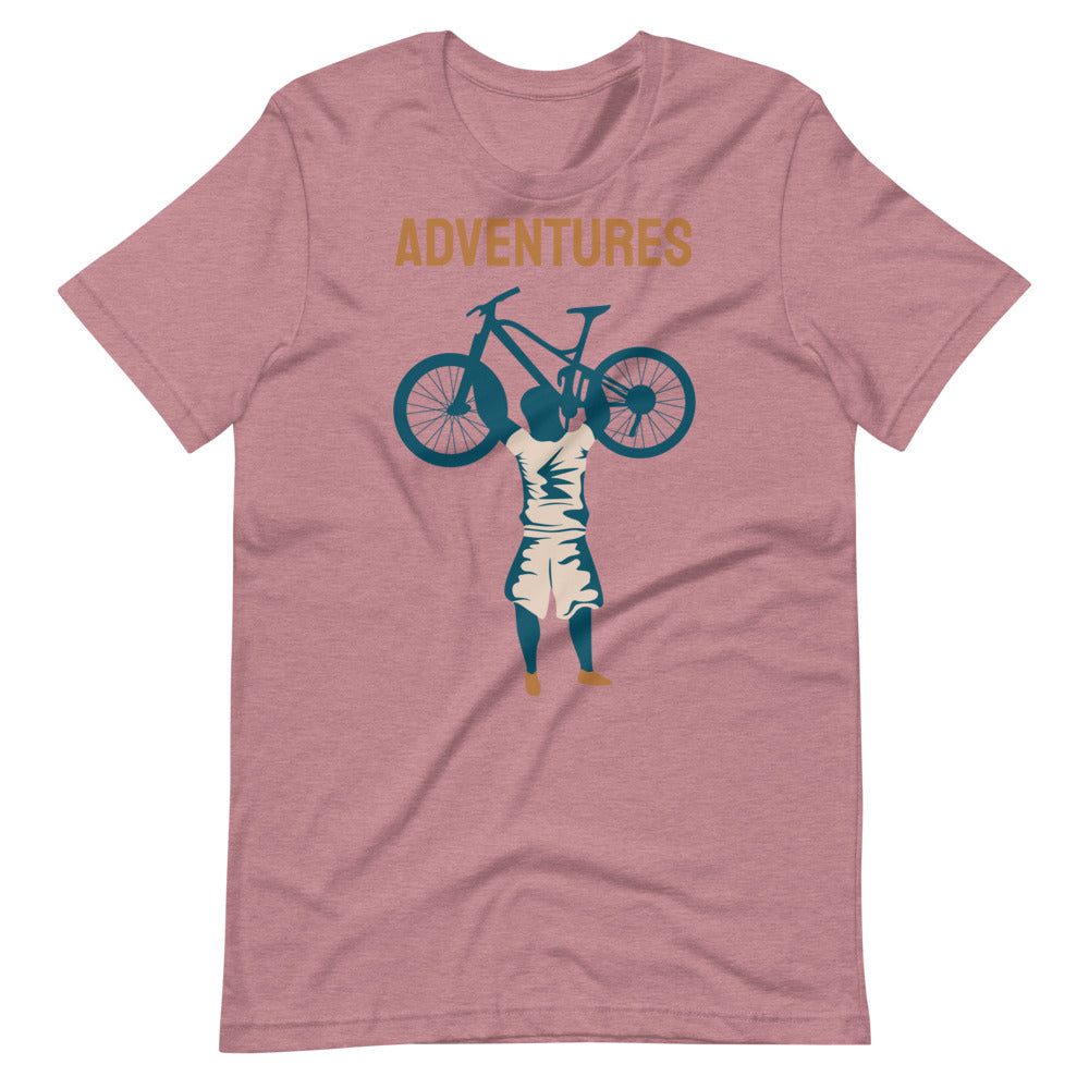 Adventures Women's Cycling T-Shirt - Heather Orchid / S - Sport Finesse