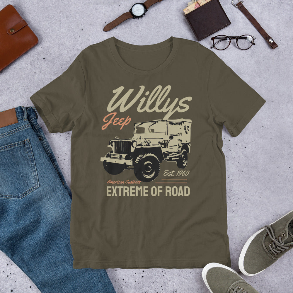 Willys Jeep Short-Sleeve T-Shirt