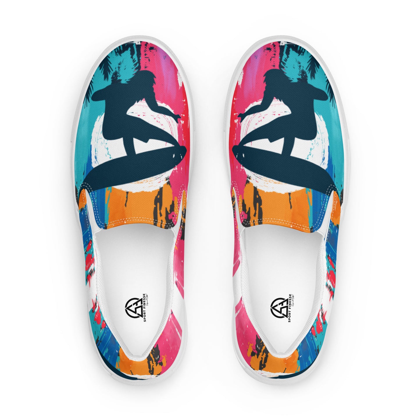 Summer Surfer Women’s slip-on canvas shoes - 5 - Sport Finesse