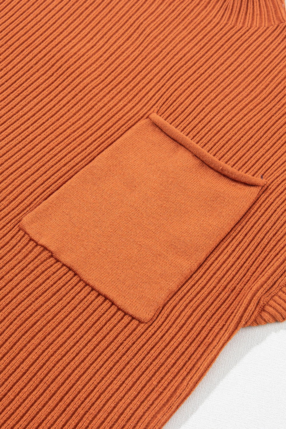 Cozy Breeze Ribbed Short-Sleeve Sweater