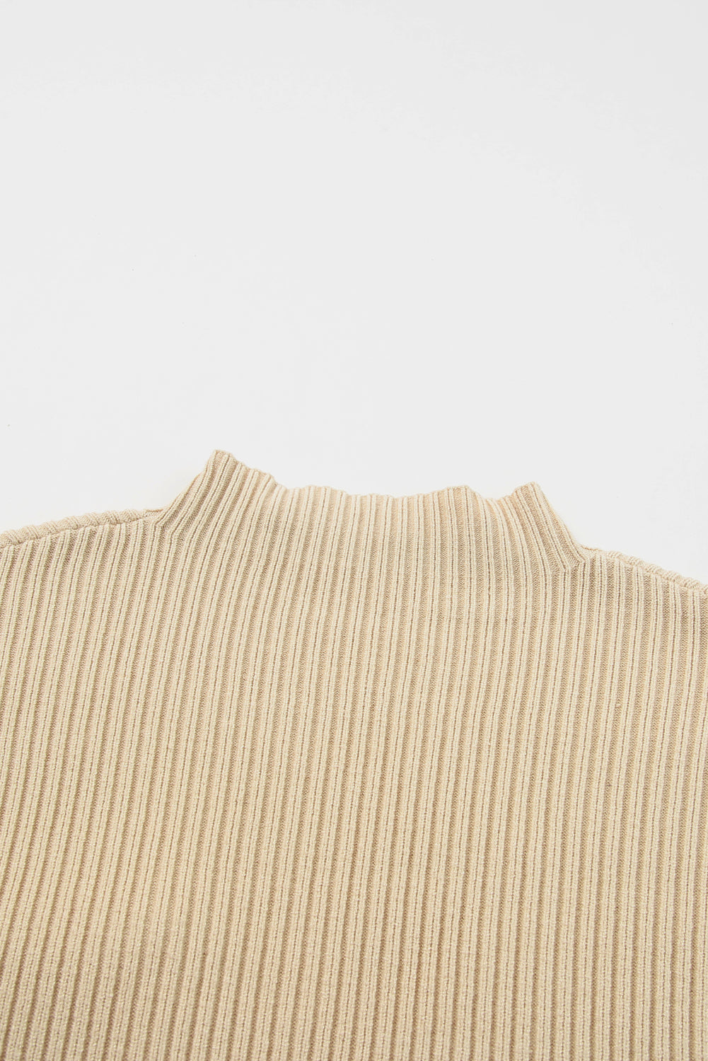 Cozy Breeze Ribbed Short-Sleeve Sweater