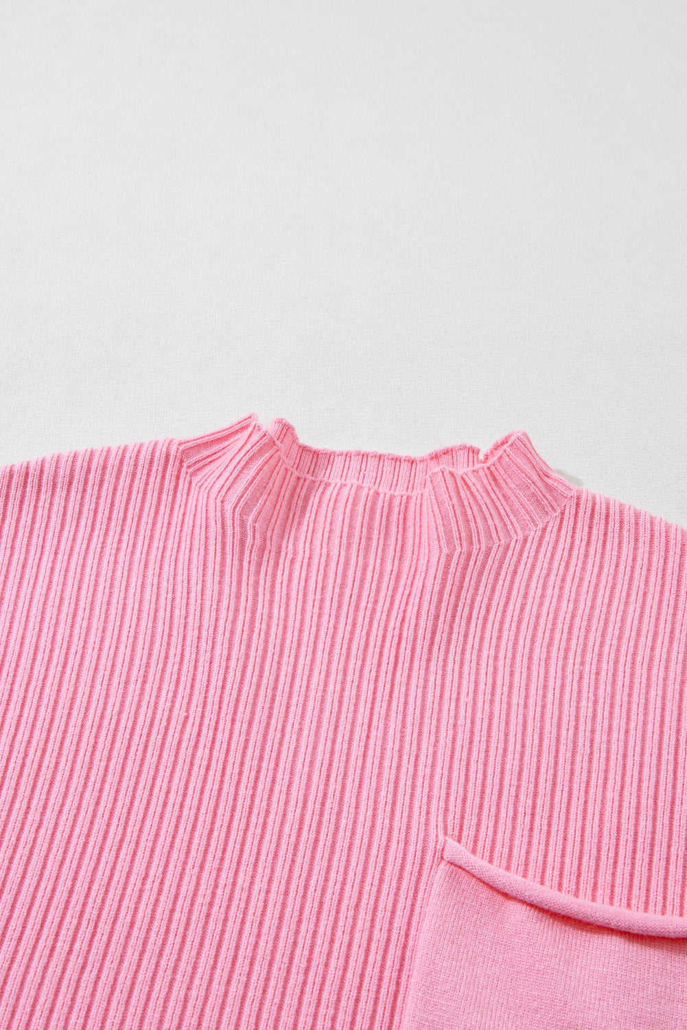 Cozy Breeze Ribbed Short-Sleeve Sweater