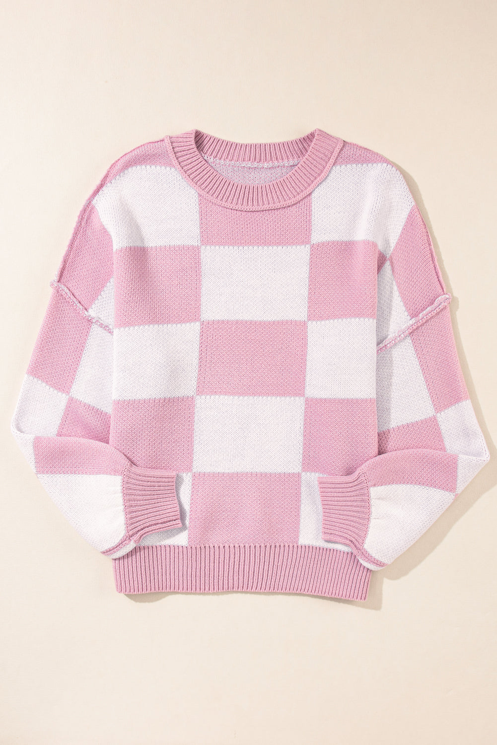 Plaid & Cozy Bishop Sleeve Sweater