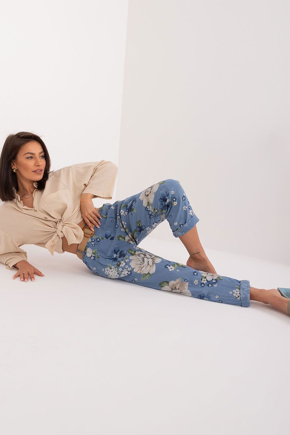Summer Serenity Floral Trousers