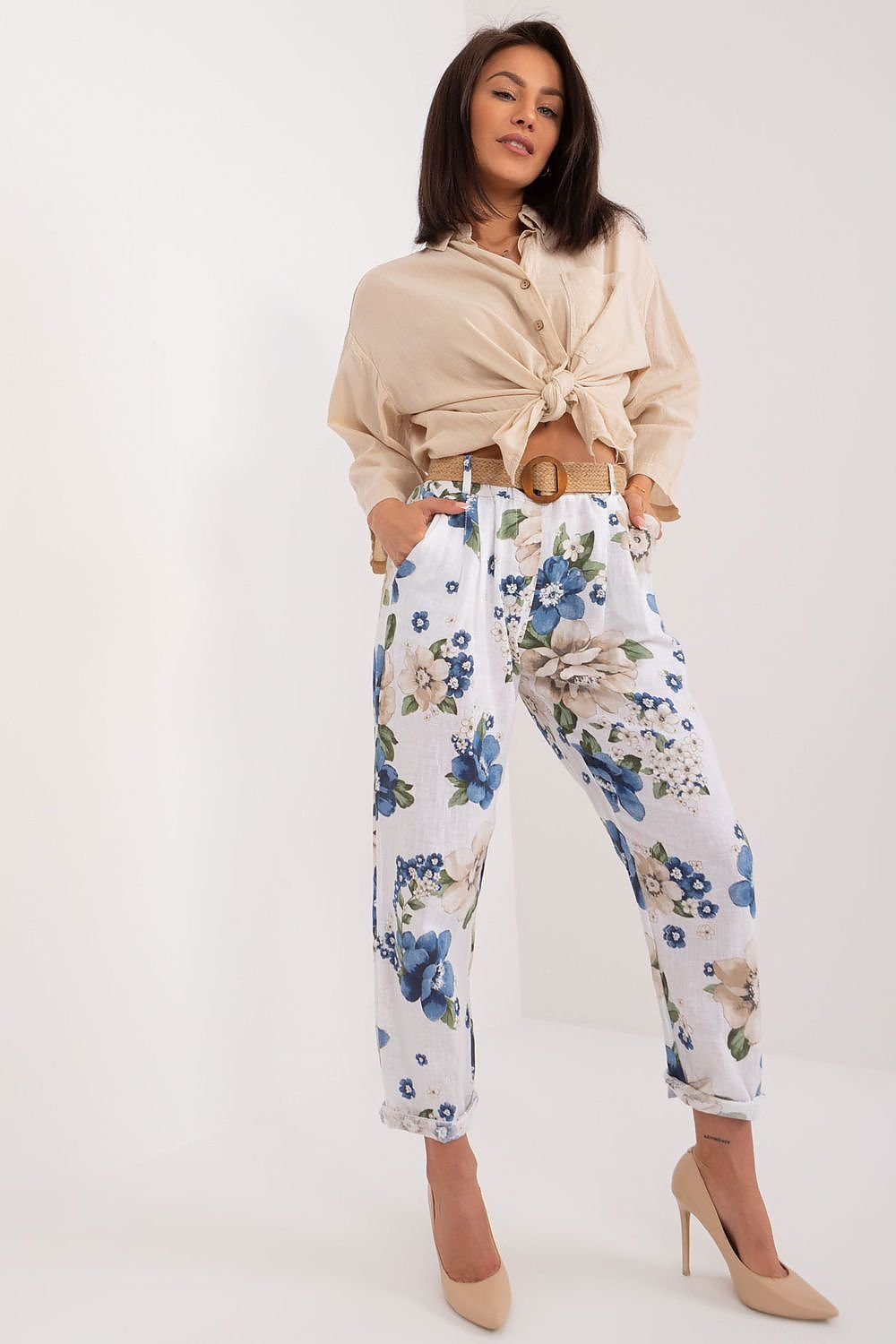 Summer Serenity Floral Trousers
