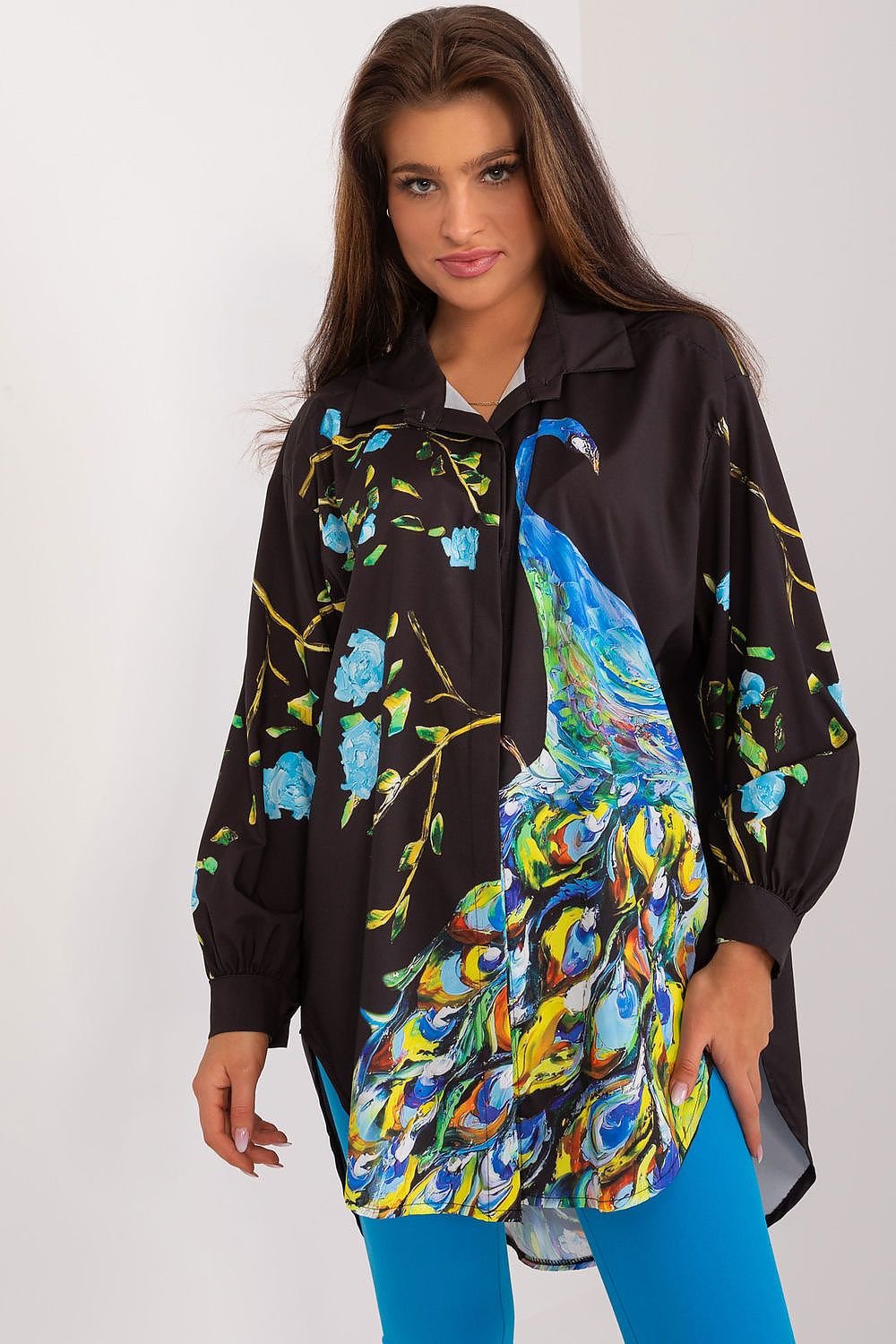 Peacock Breeze Long Sleeve Shirt