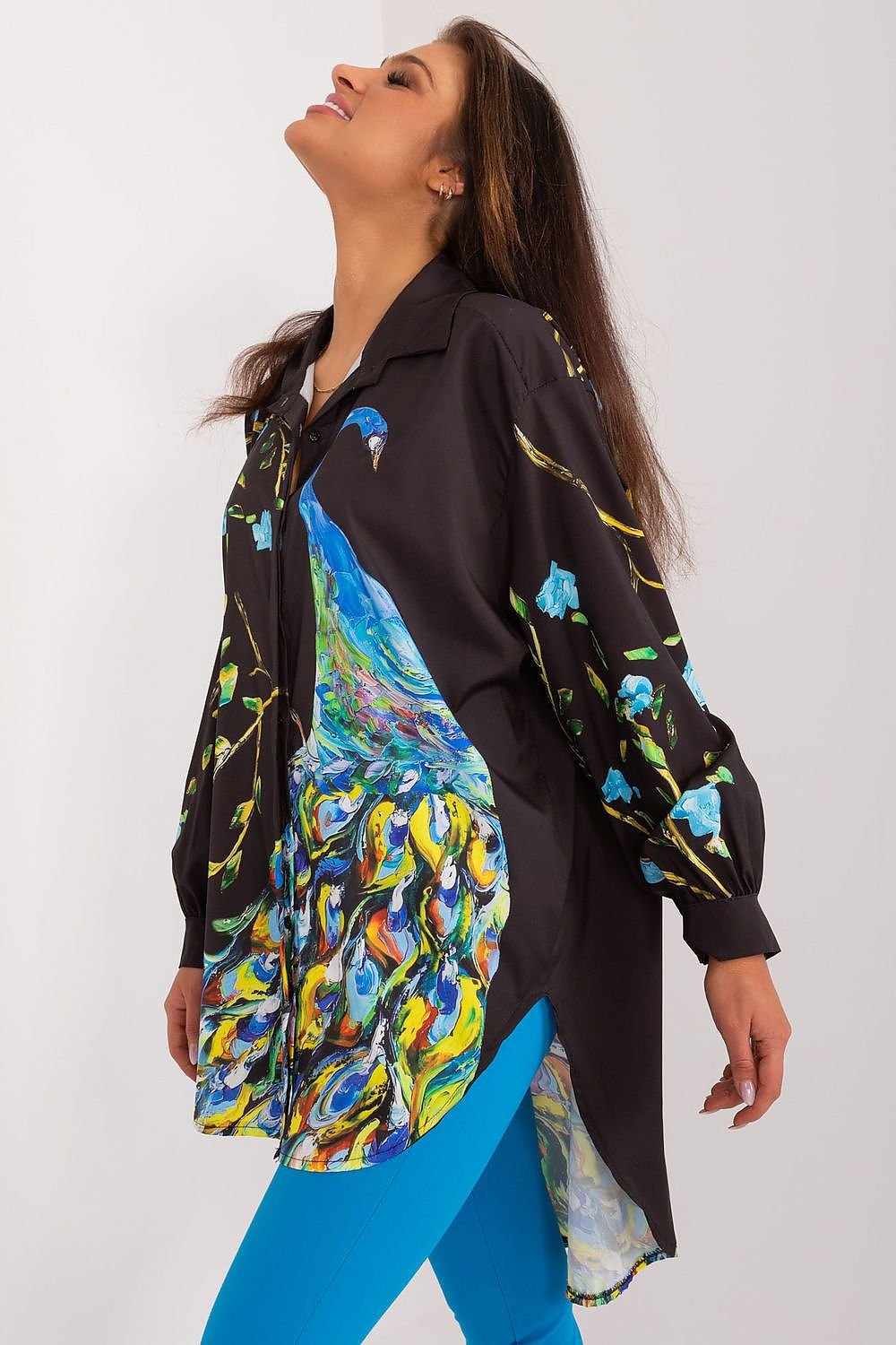 Peacock Breeze Long Sleeve Shirt