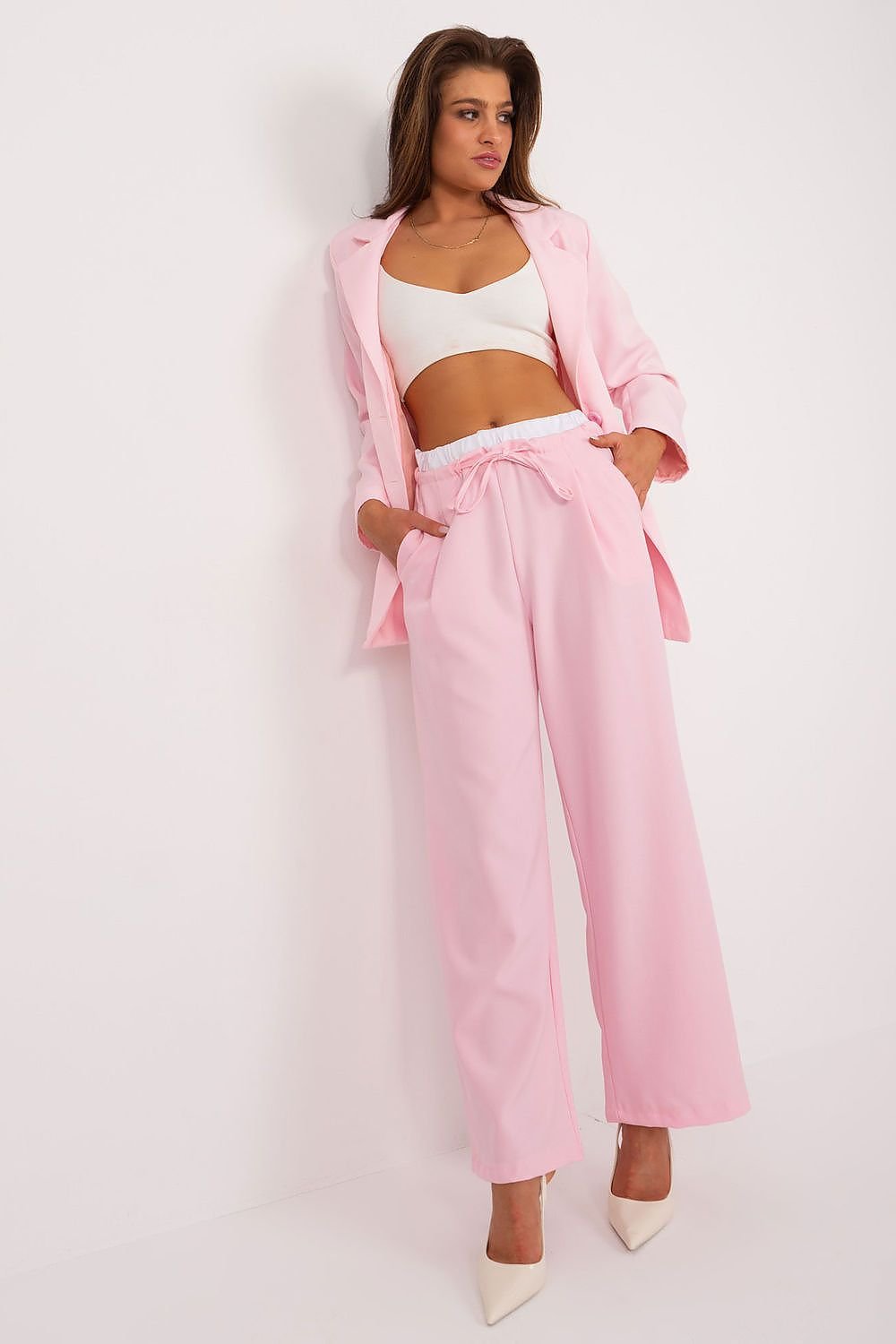 Summer Serenity Wide-Leg Trousers