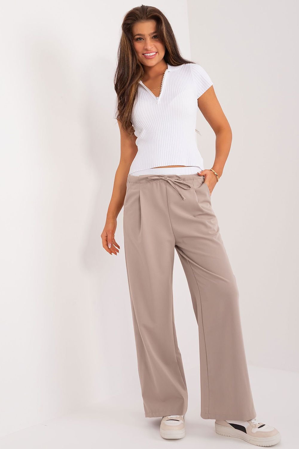 Summer Serenity Wide-Leg Trousers