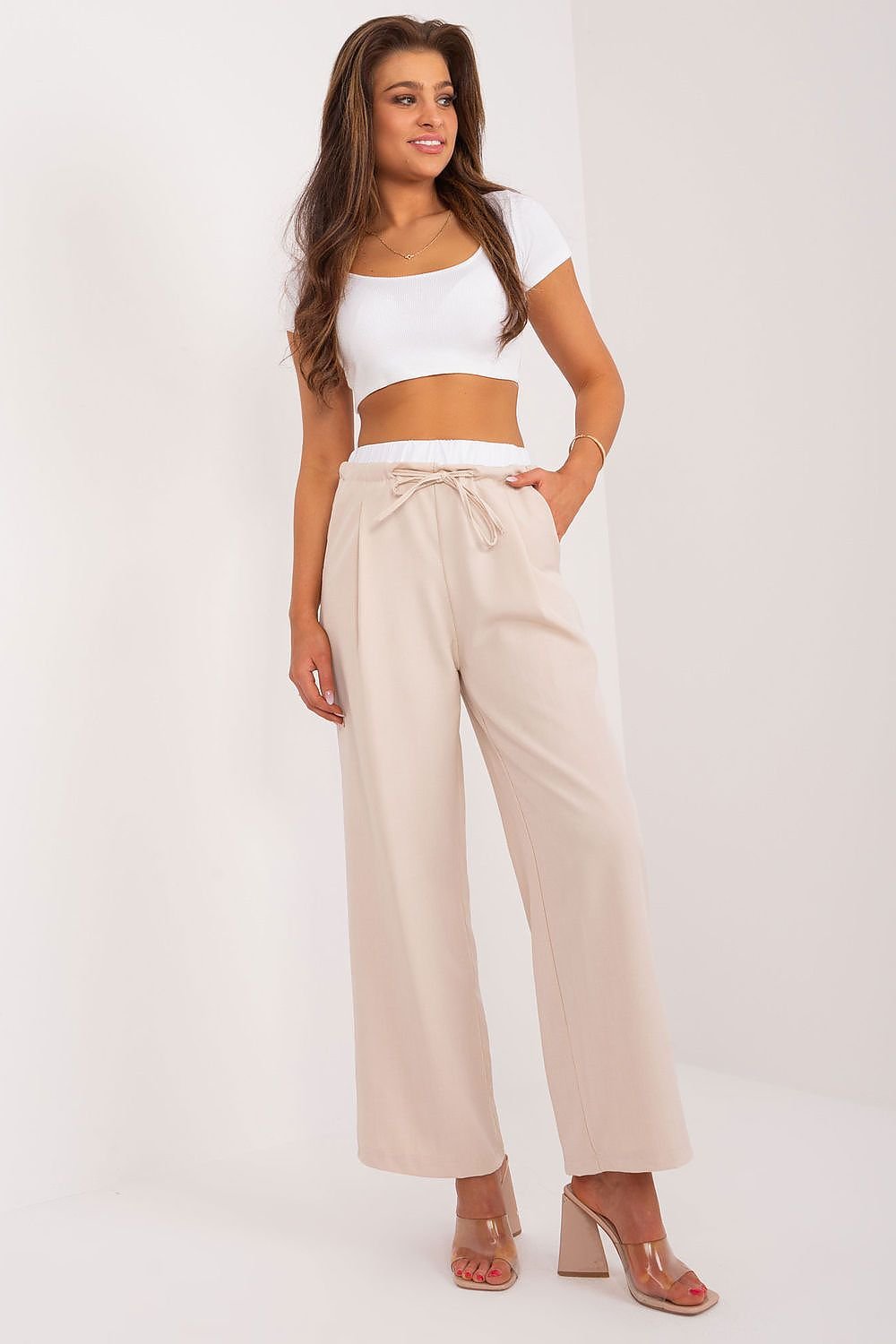 Summer Serenity Wide-Leg Trousers