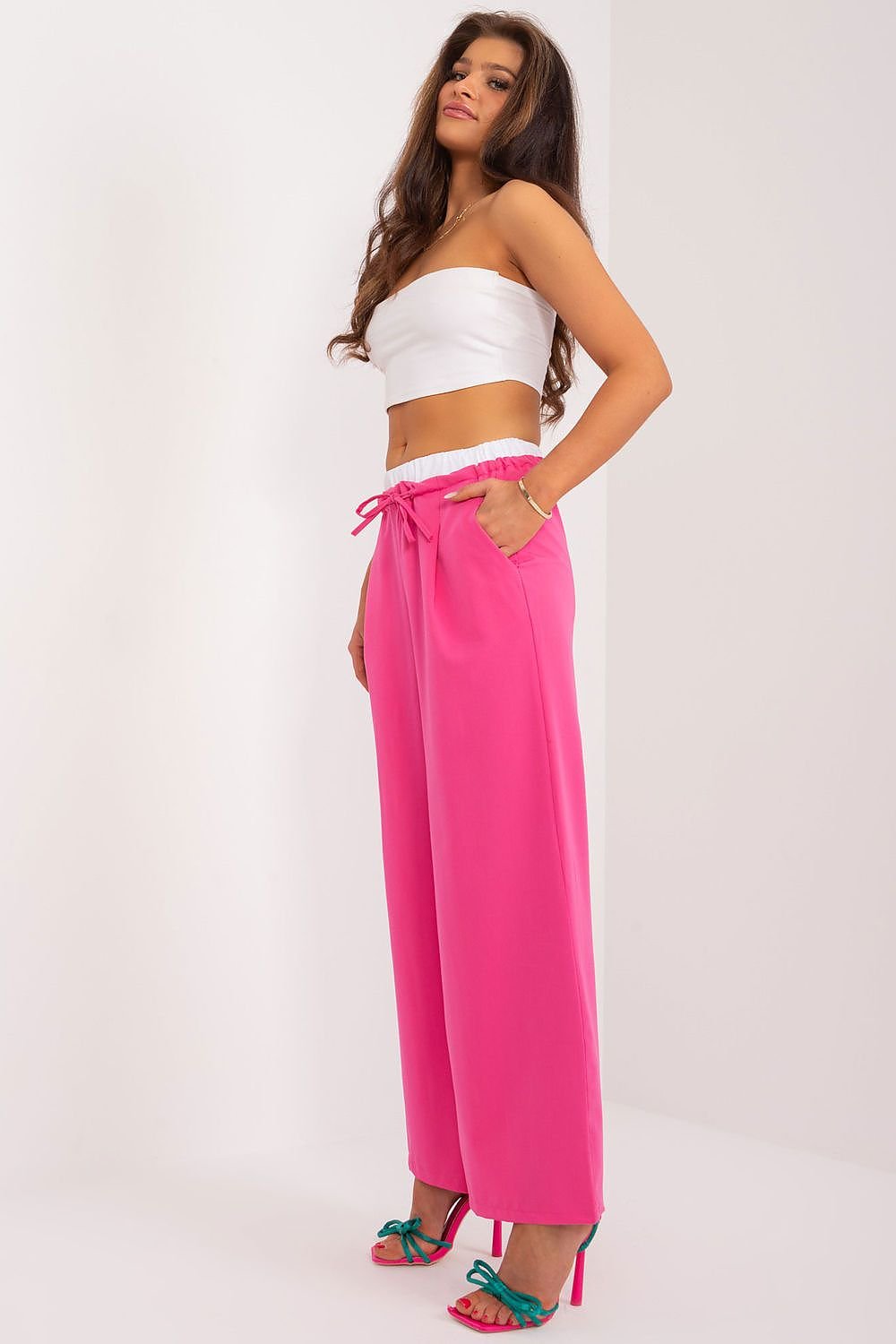 Summer Serenity Wide-Leg Trousers