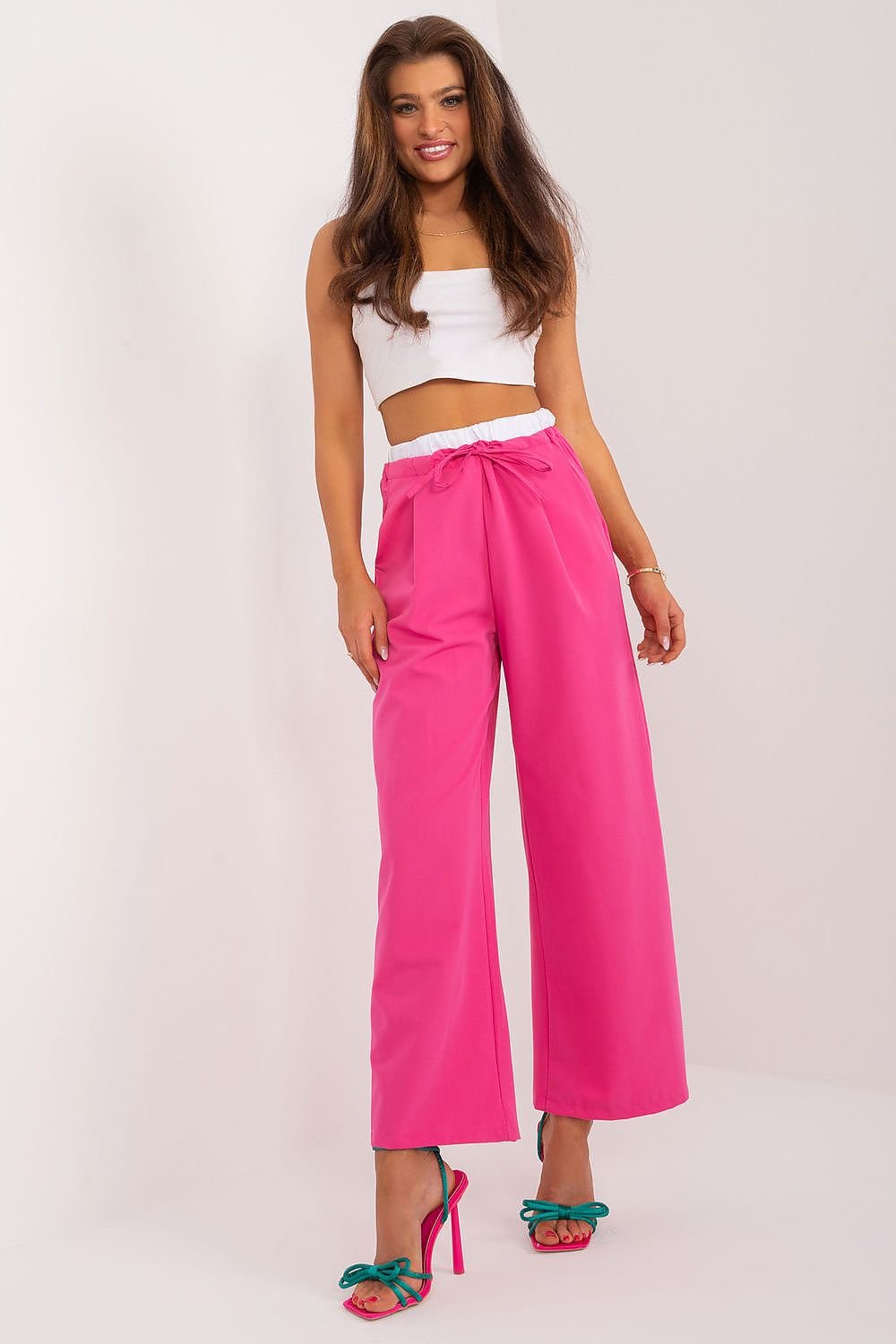 Summer Serenity Wide-Leg Trousers