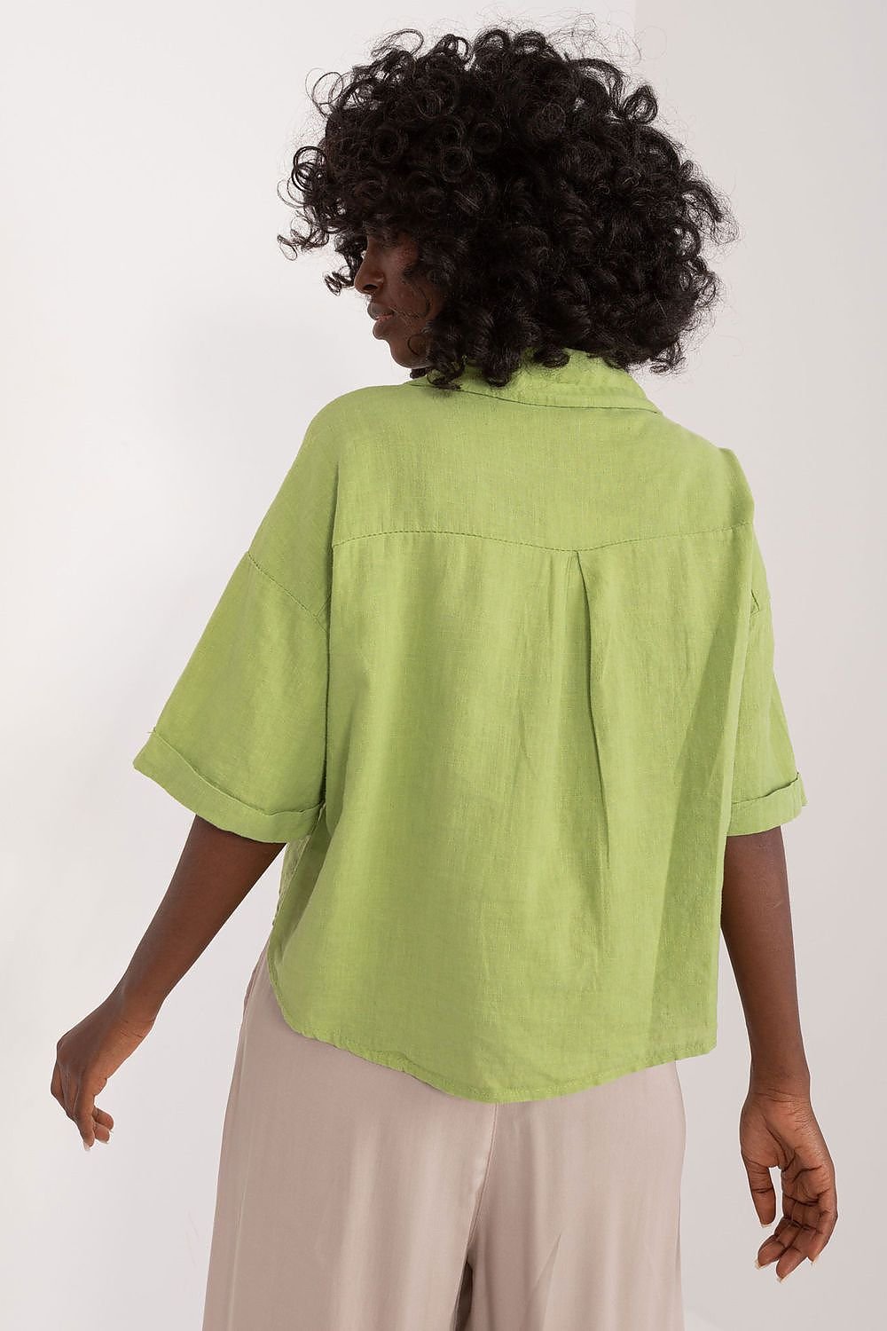 Summer Day Breezy Linen Blend Shirt