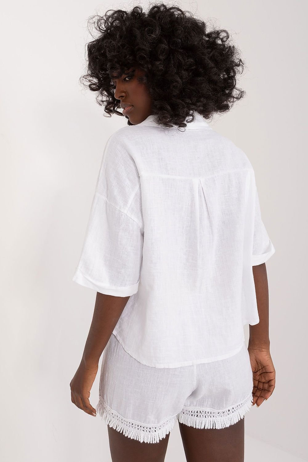 Summer Day Breezy Linen Blend Shirt