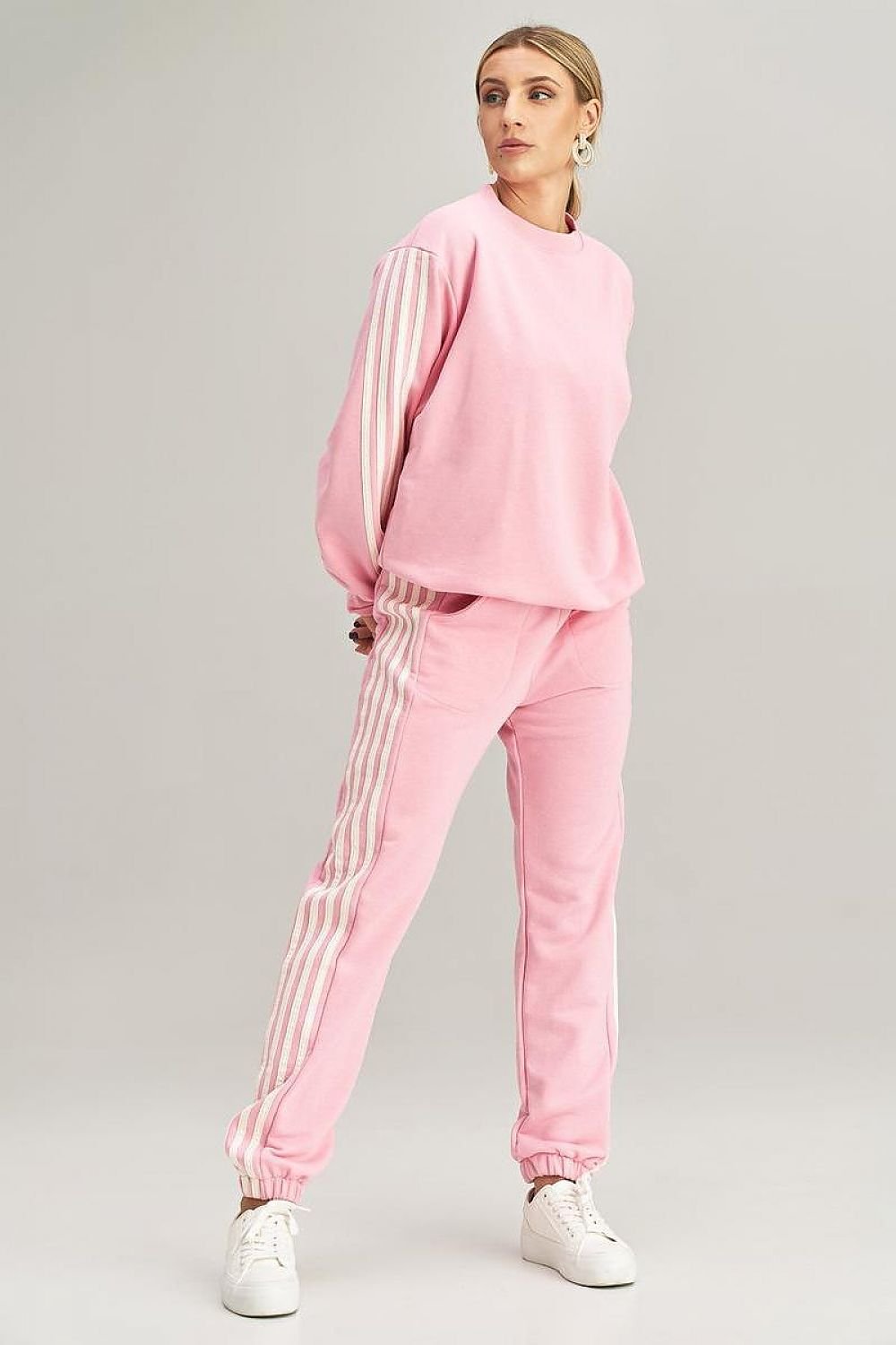 Stripe Vibe Pullover Tracksuit