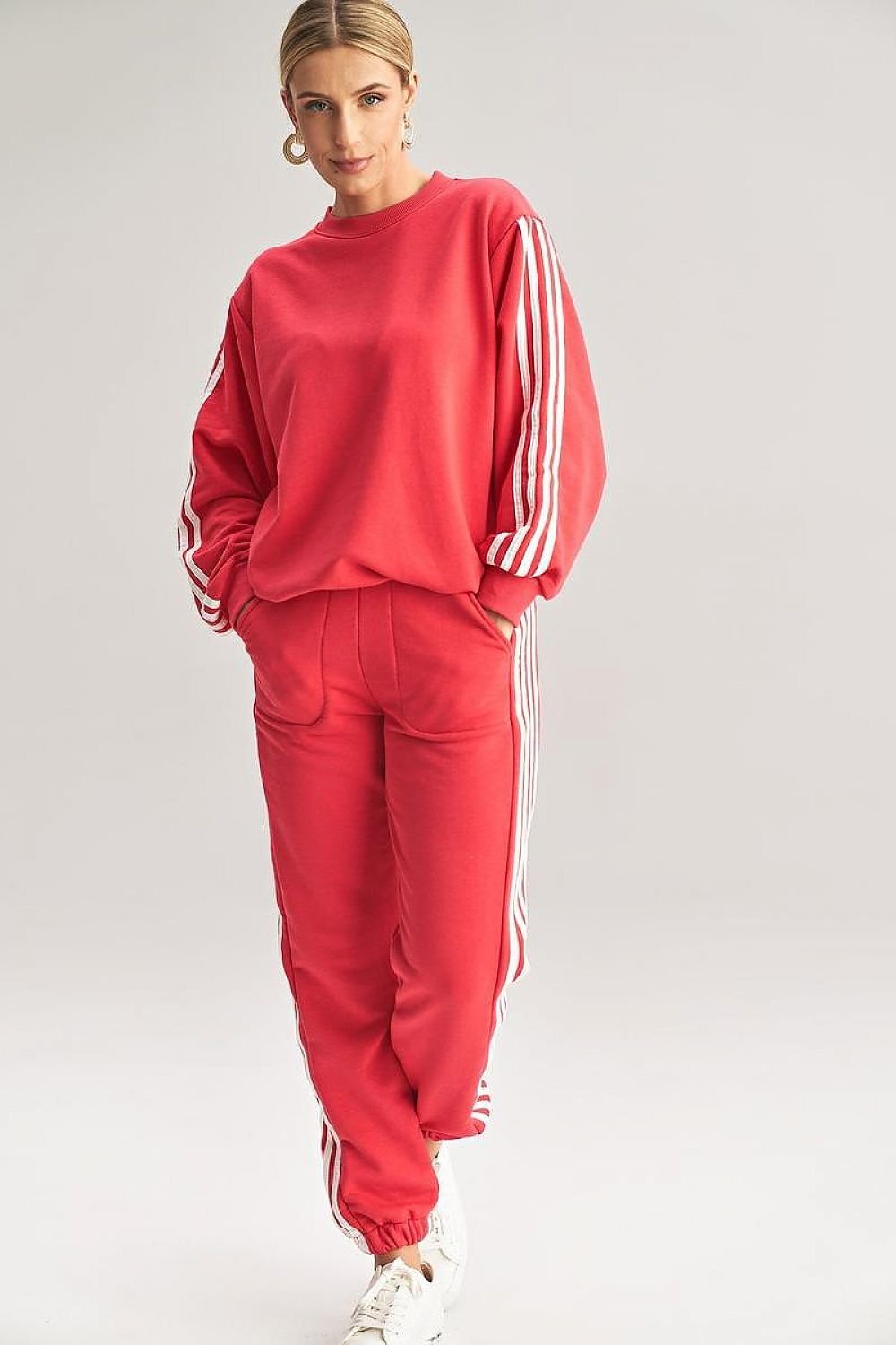 Stripe Vibe Pullover Tracksuit