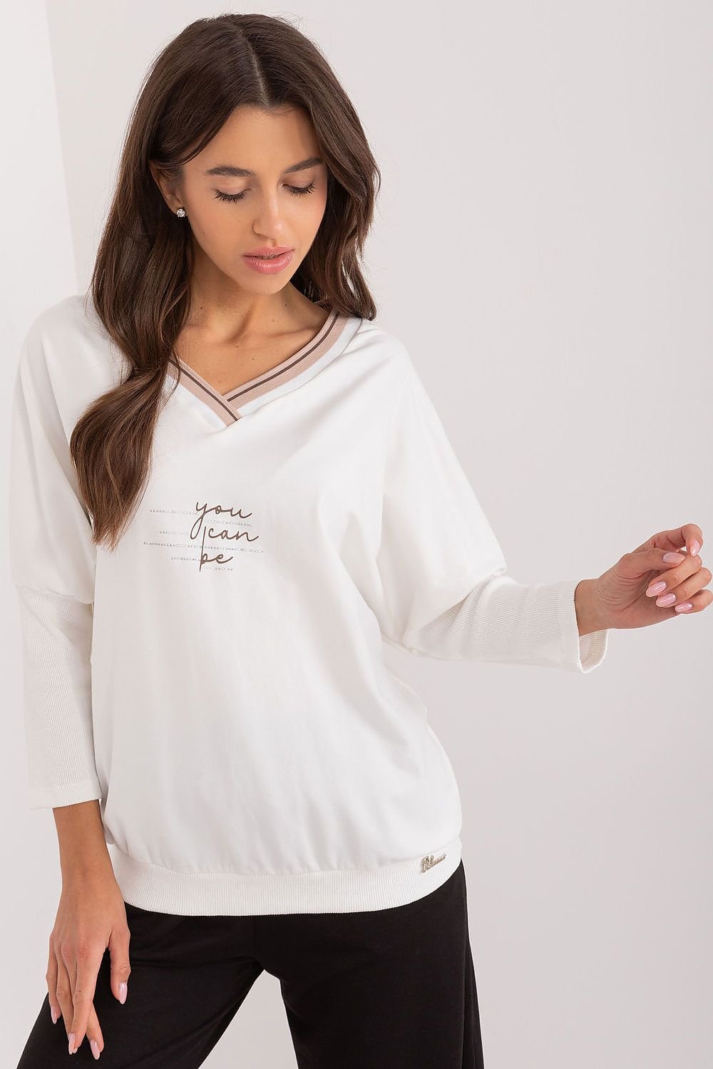 You Can Be Chic Comfort V-Neck Tee