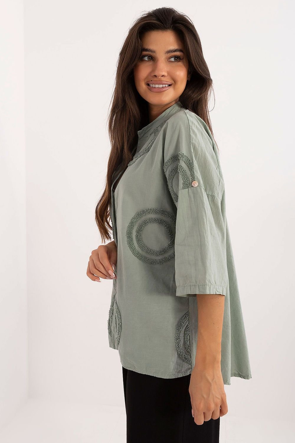 Elegant Breeze Embroidered Shirt