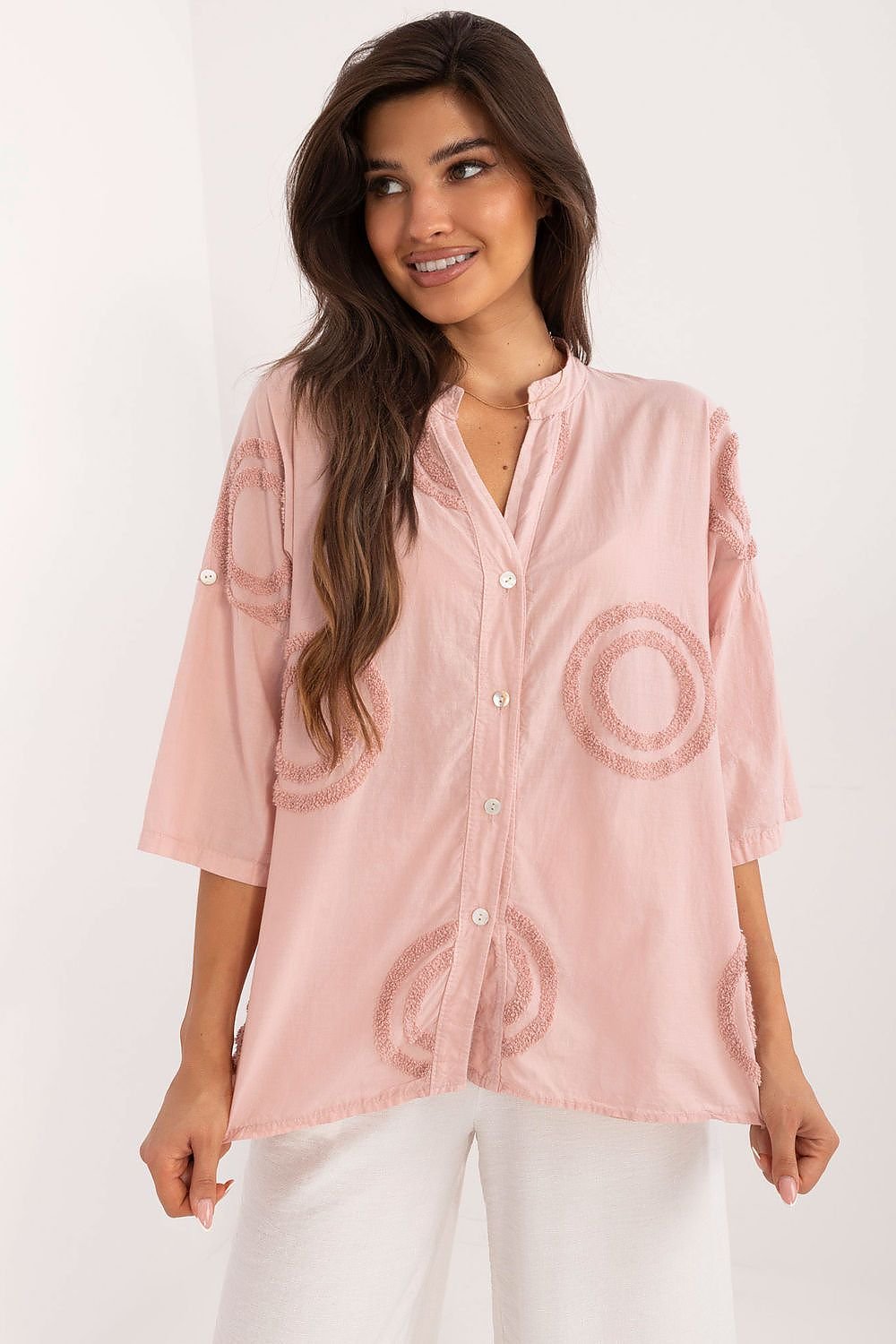 Elegant Breeze Embroidered Shirt