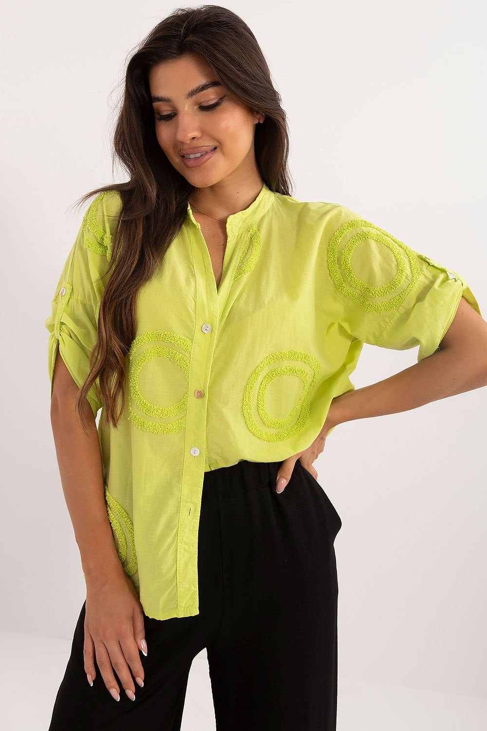 Elegant Breeze Embroidered Shirt