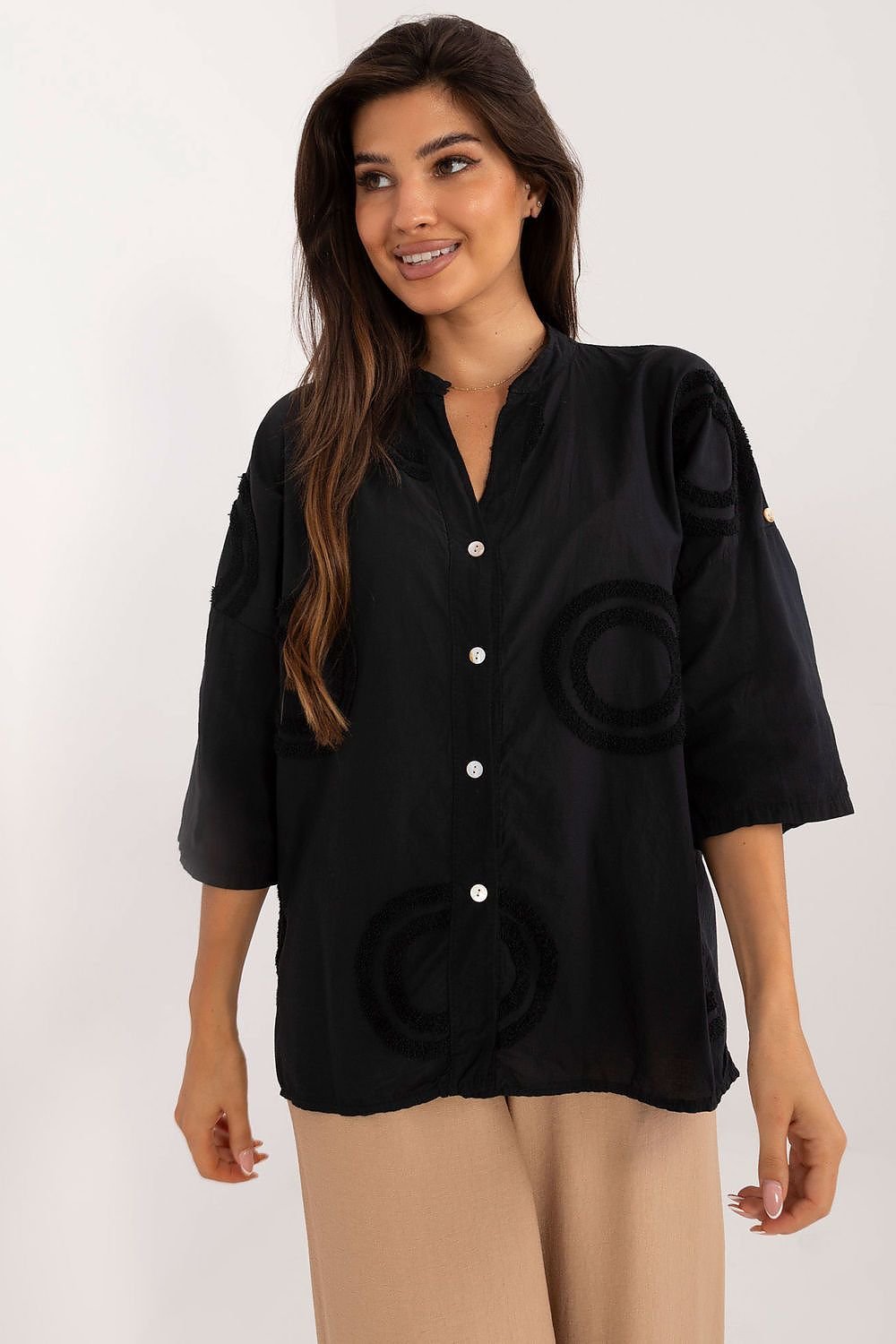 Elegant Breeze Embroidered Shirt