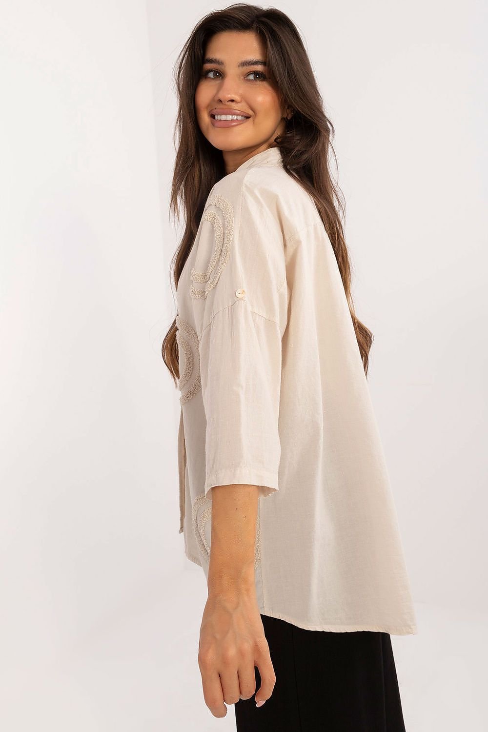 Elegant Breeze Embroidered Shirt