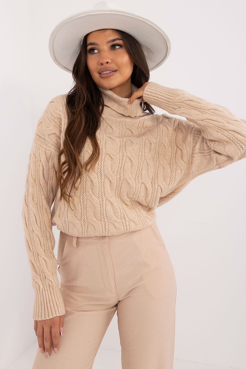 Cozy Days Turtleneck Chill Sweater