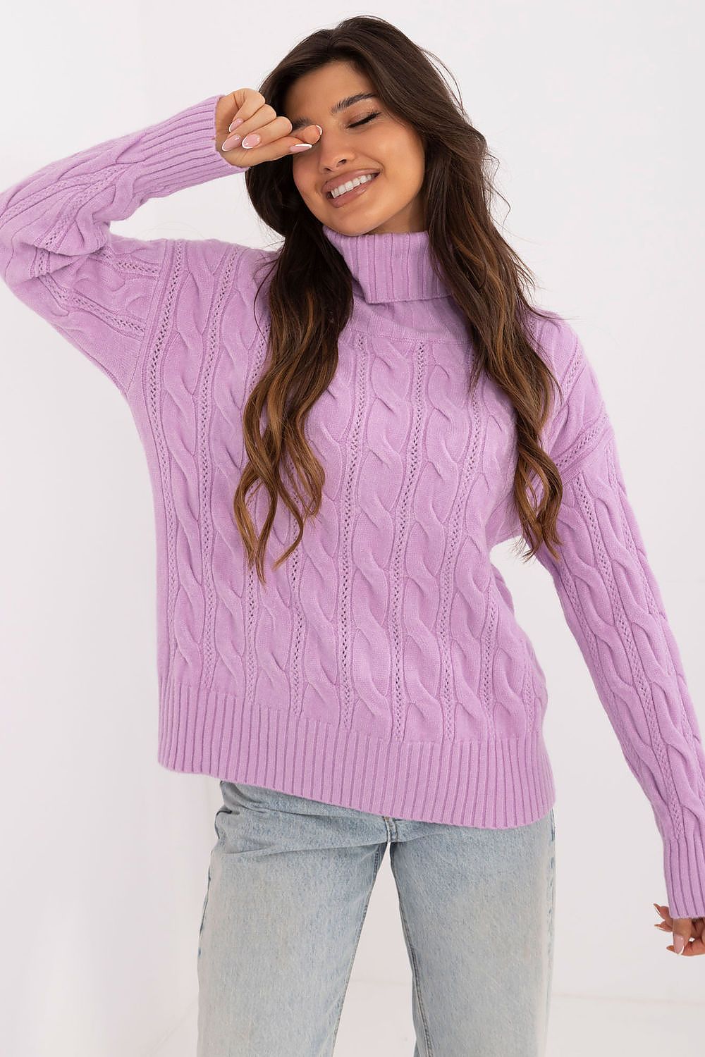 Cozy Days Turtleneck Chill Sweater