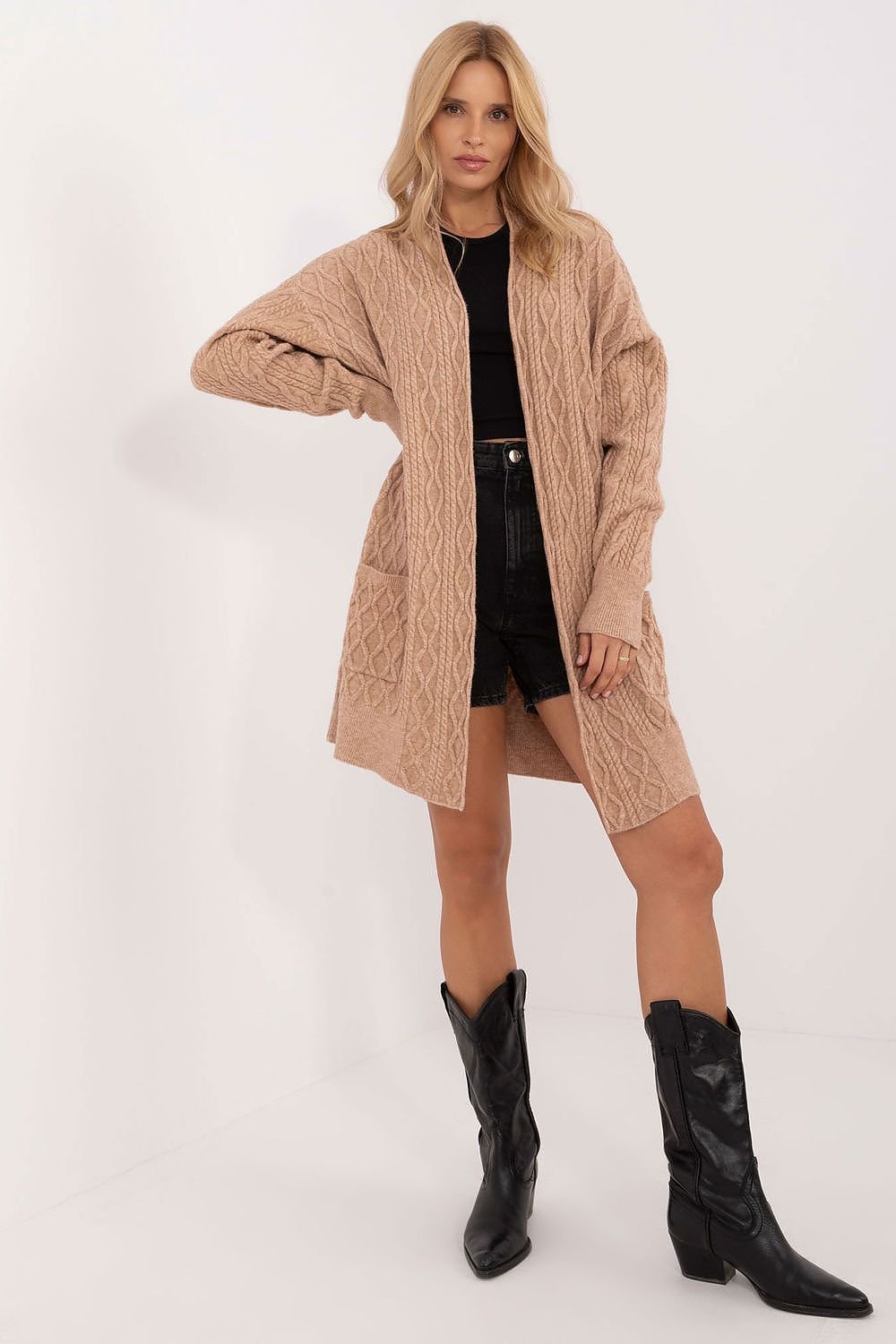 Soft Touch Textured Cardigan