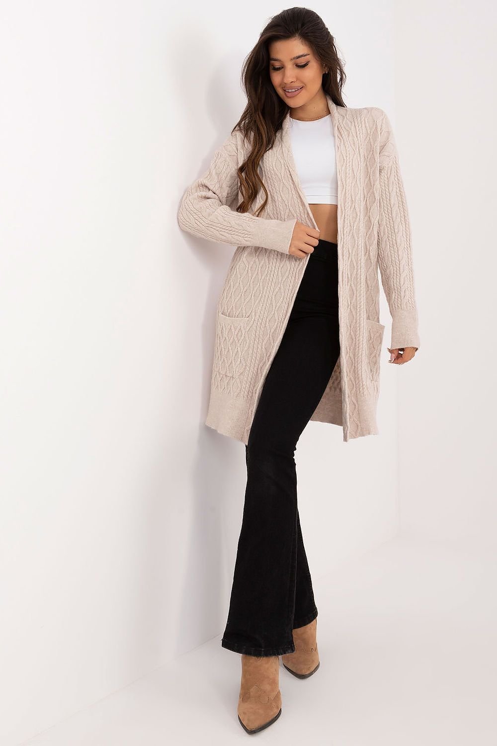 Soft Touch Textured Cardigan