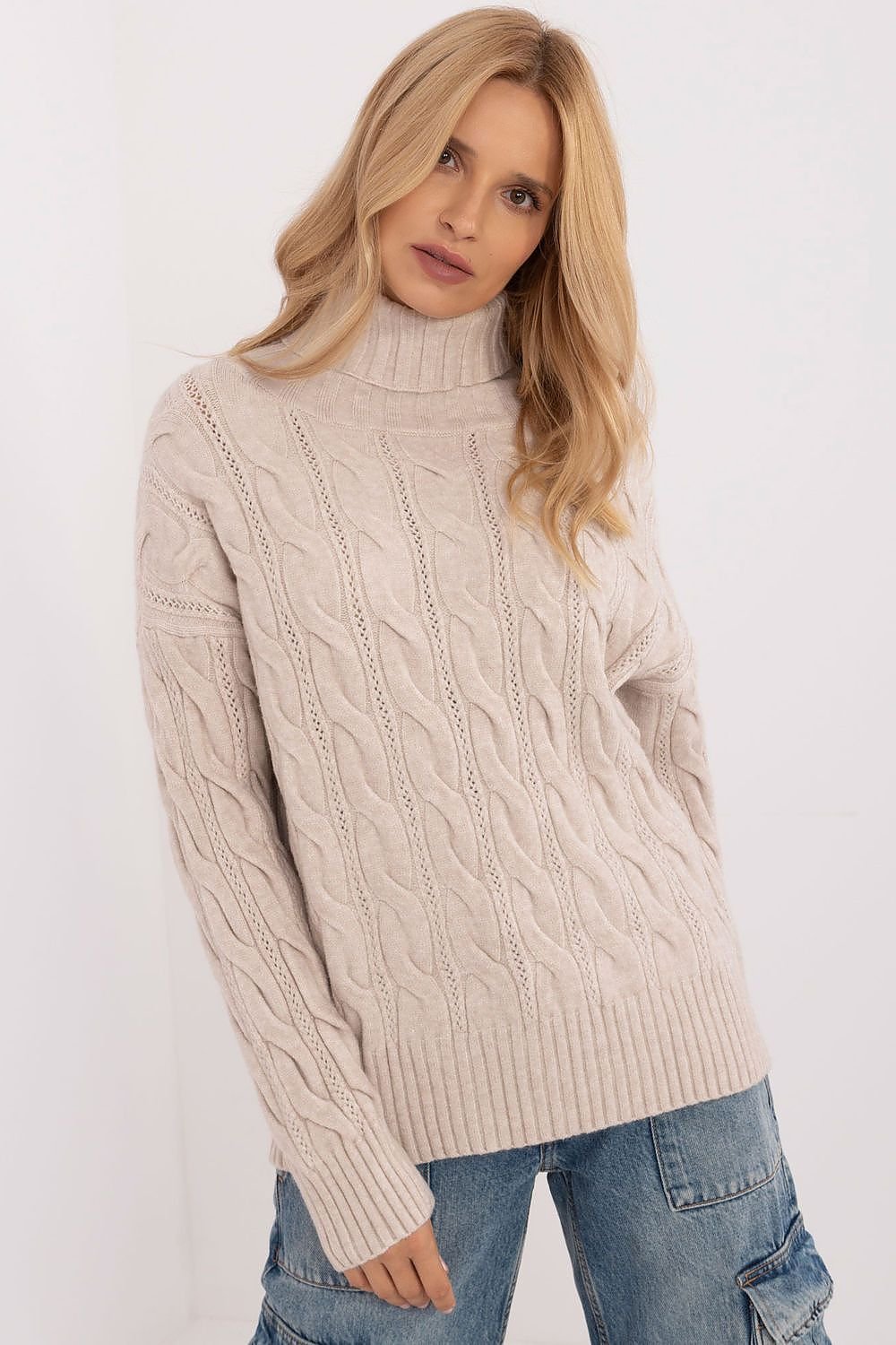 Cozy Days Turtleneck Chill Sweater